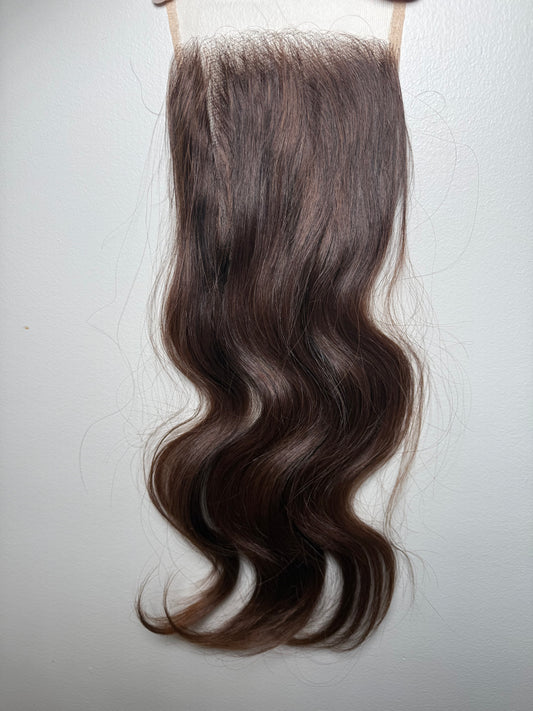Chocolate 5x5 Natural Wave Closure