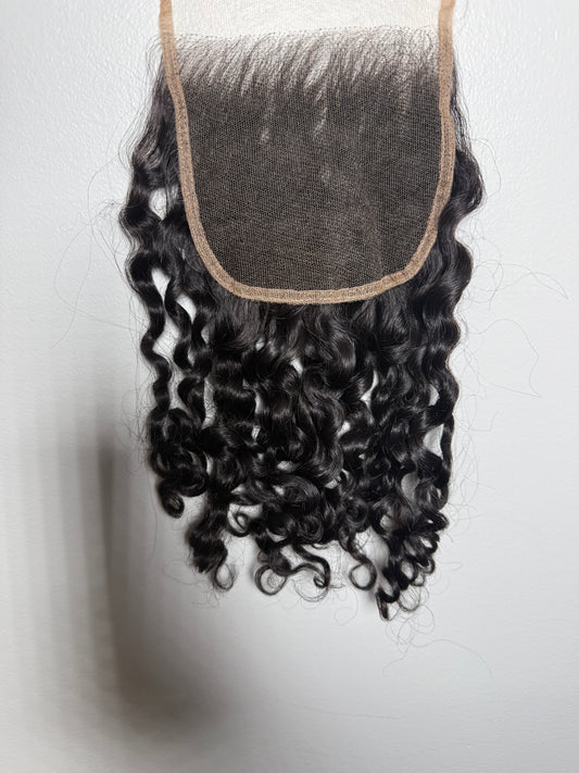 Burmese Curly 5x5 HD Closure